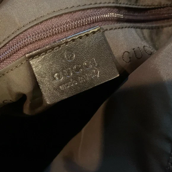 Authentic Gucci Bamboo 2way nylon shoulder bag - Picture 12 of 14